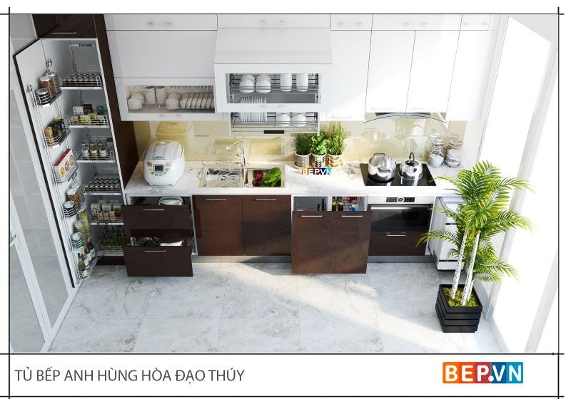 Hệ tủ kho 6 tầng đựng đồ khô