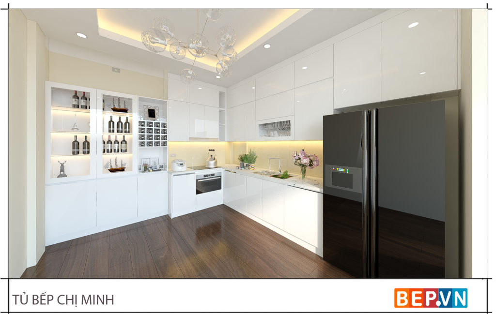 Hạn chế bật đèn treo-đèn thả trần có ánh sáng màu trong quá trình nấu nướng.