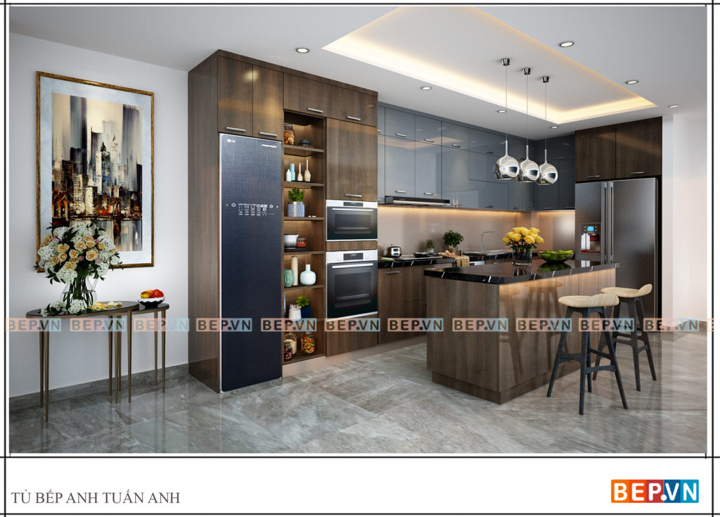 Thiết kế đèn nhà bếp không thể thiếu