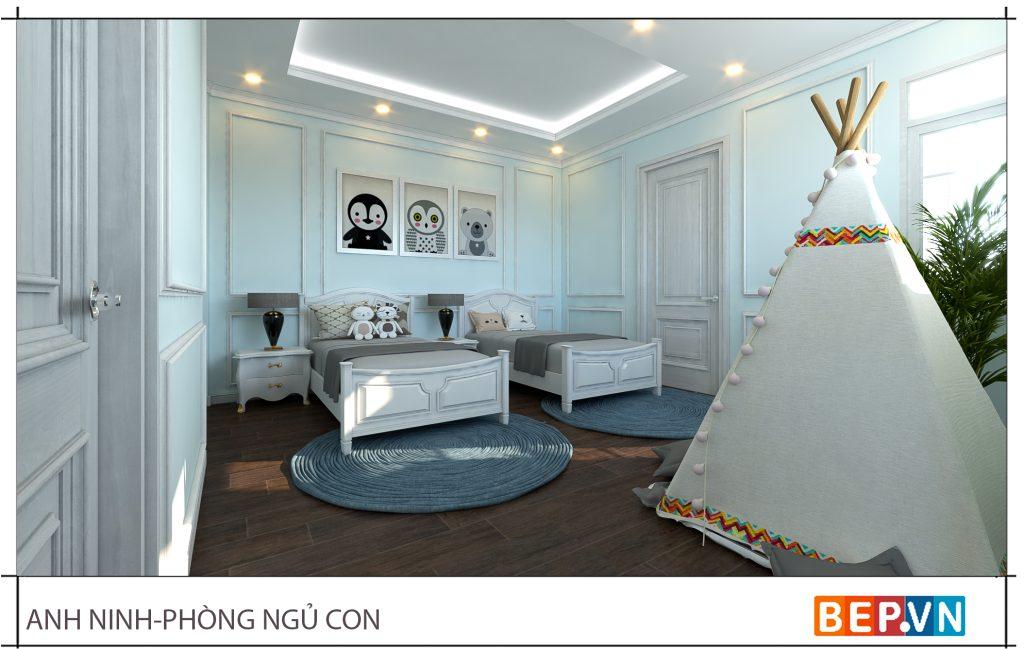 phòng ngủ tân cổ điển đẹp