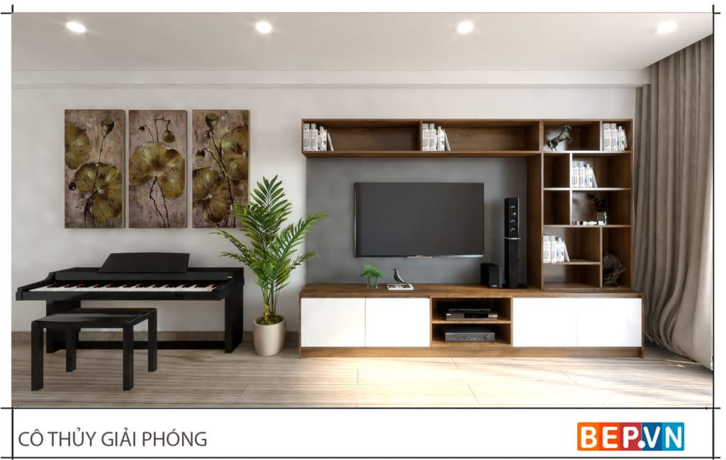 phong khach co thuy giai phong
