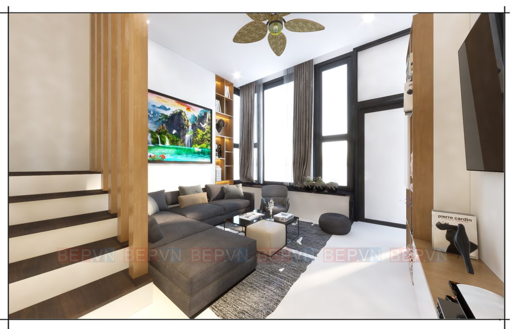 Thiết kế thêm bộ sofa cho phòng khách
