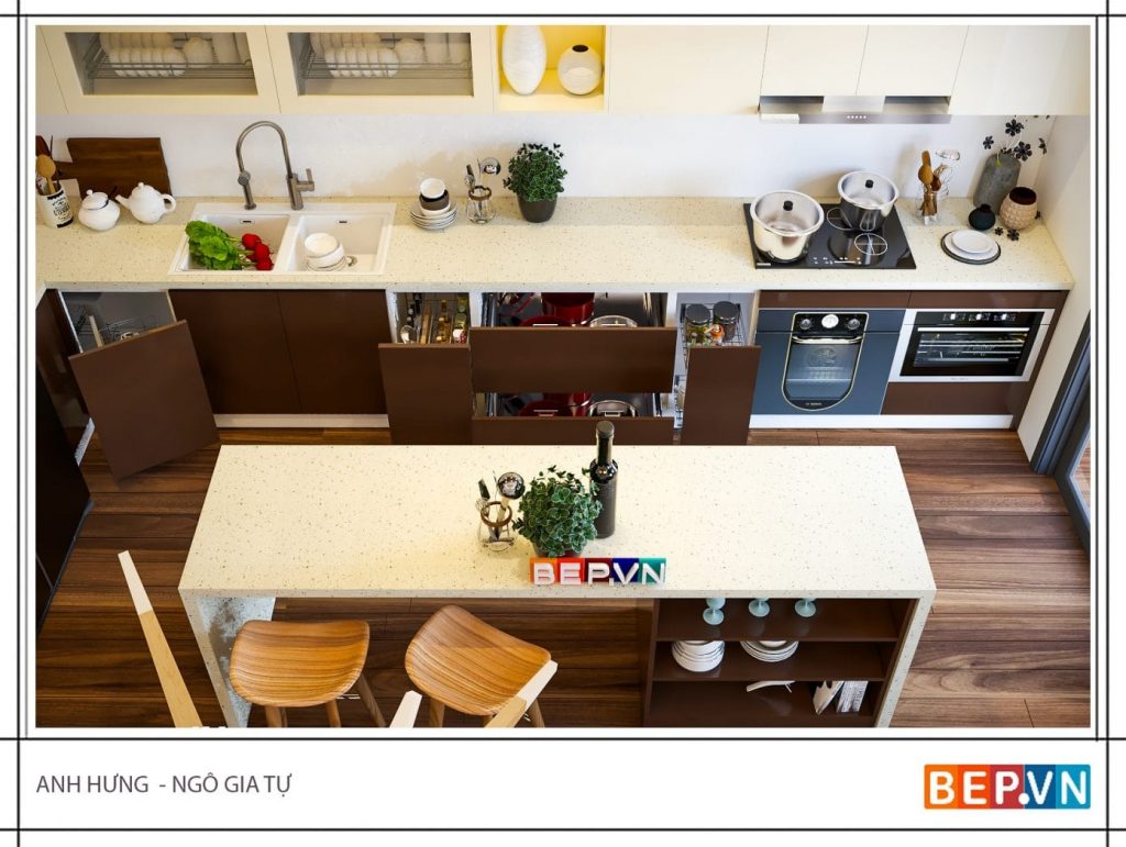 Nhà ống sử dụng nội thất đa năng hiện đại