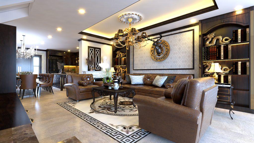 Thiết kế nội thất phong cách tân cổ điển