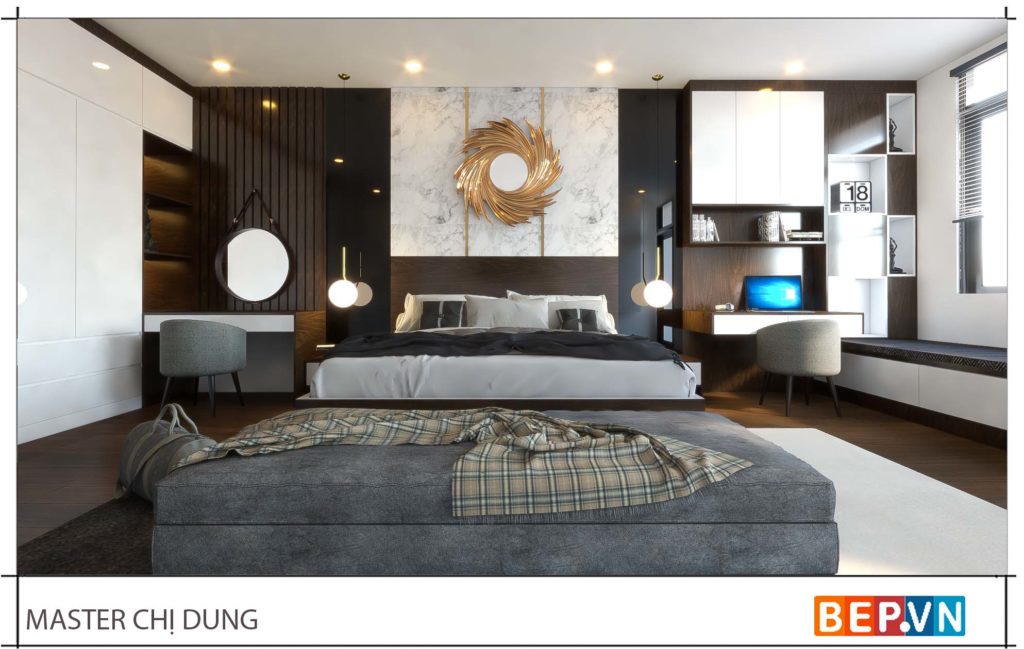 thiết kế nội thất phòng ngủ hiện đại ngày nay