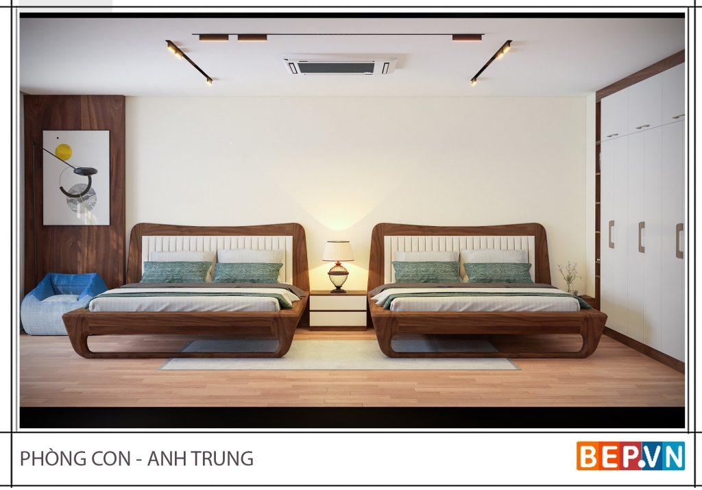 giường ngủ trong phòng ngủ
