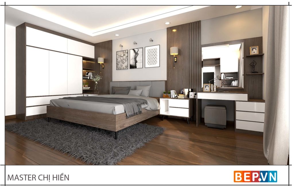 Mẫu thiết kế phòng ngủ đẹp, sang trọng và hiện đại 1