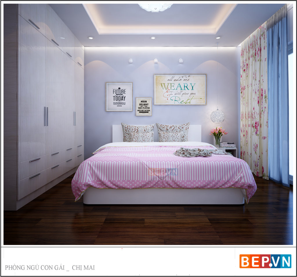 Mẫu phòng ngủ cho con gái 2