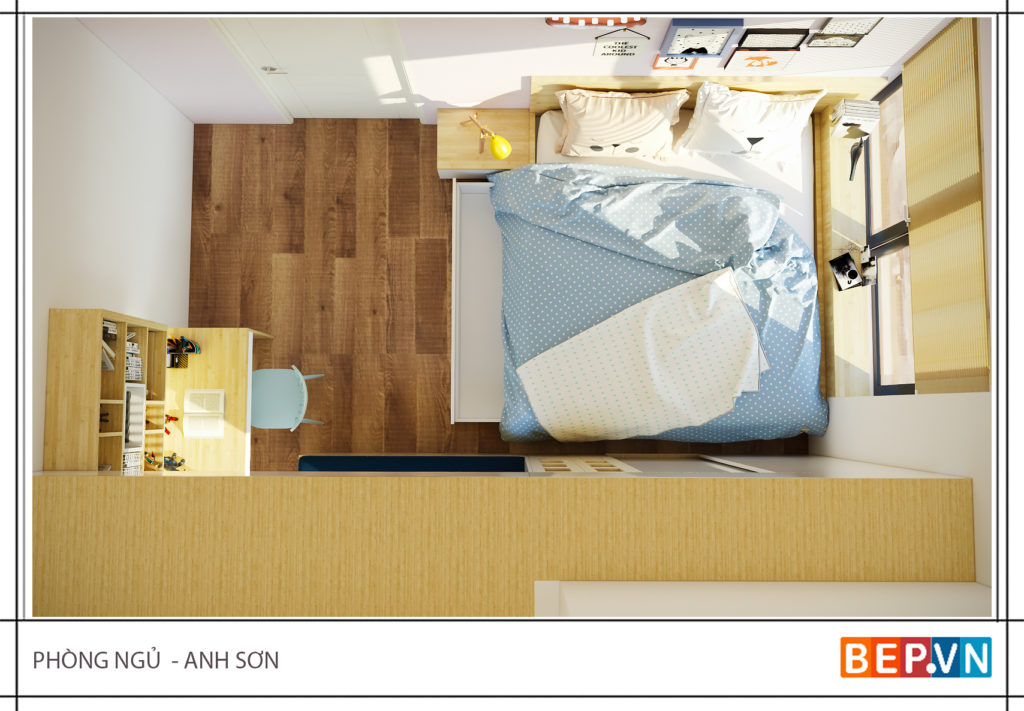 Mẫu thiết kế phòng ngủ hiện đại, độc đáo và sáng tạo cho con 2