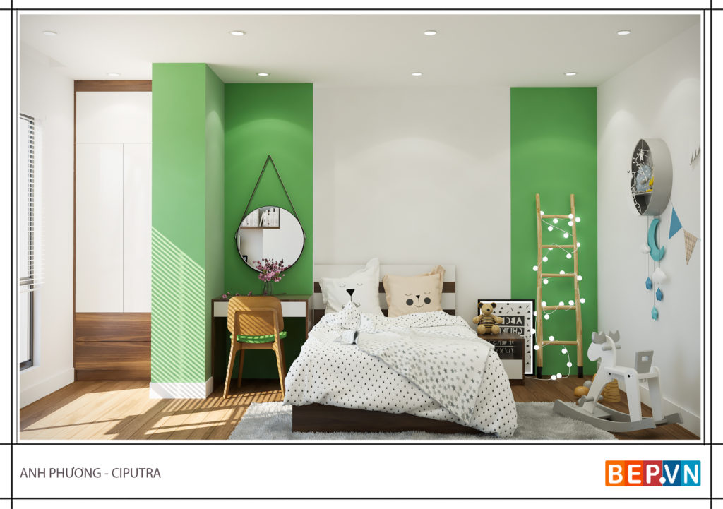Mẫu thiết kế phòng ngủ hiện đại, độc đáo và sáng tạo cho con 4
