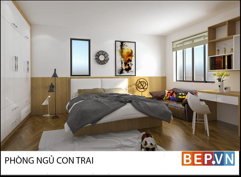 Mẫu thiết kế phòng ngủ hiện đại, độc đáo và sáng tạo cho con 5
