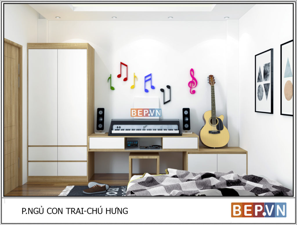 Mẫu thiết kế phòng ngủ hiện đại, độc đáo và sáng tạo cho con 10