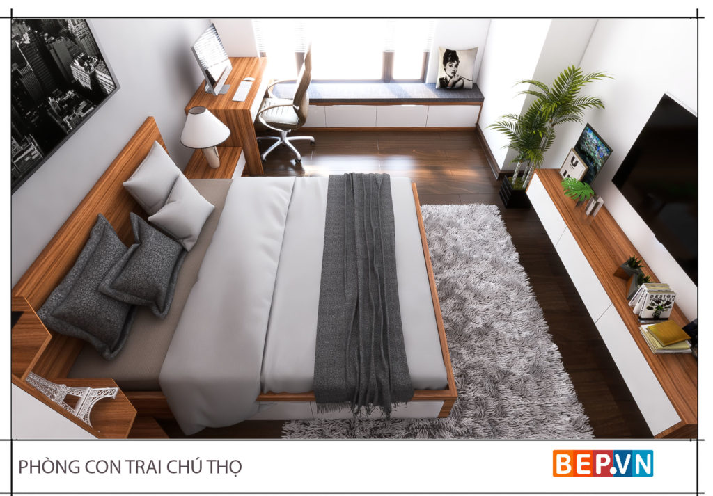Mẫu thiết kế phòng ngủ hiện đại, độc đáo và sáng tạo cho con 14