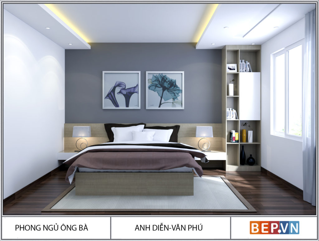 thiết kế phòng ngủ ông bà đẹp