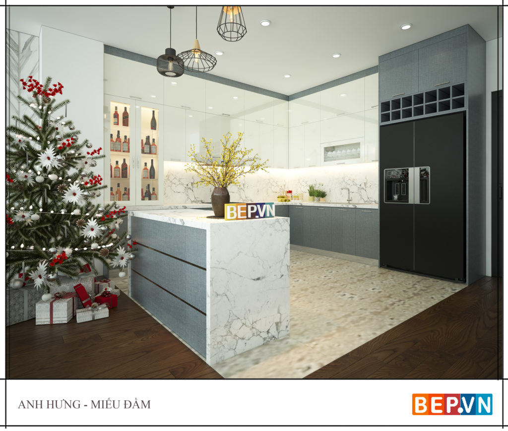 Mẫu thiết kế tủ bếp chữ l được yêu thích năm 2019 28