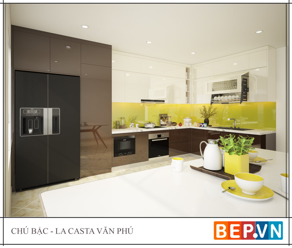 Mẫu thiết kế tủ bếp chữ l được yêu thích năm 2019 35