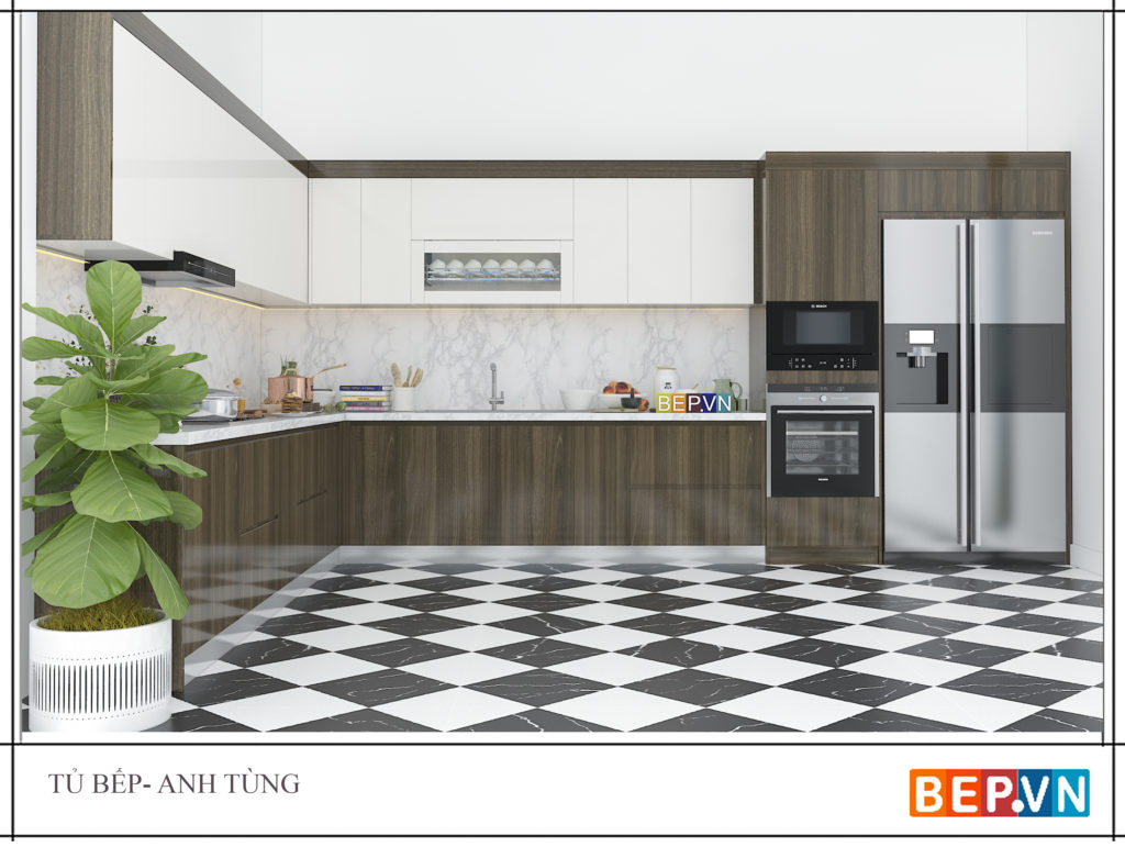 Mẫu thiết kế tủ bếp chữ l được yêu thích năm 2019 39