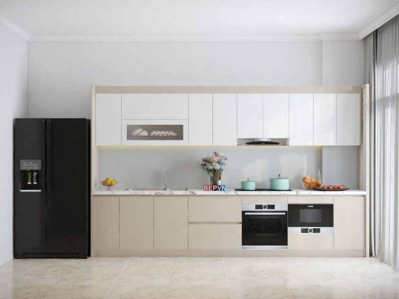 Tủ bếp Acrylic đẹp - Gia đình anh Minh (Phan Đình Phùng)