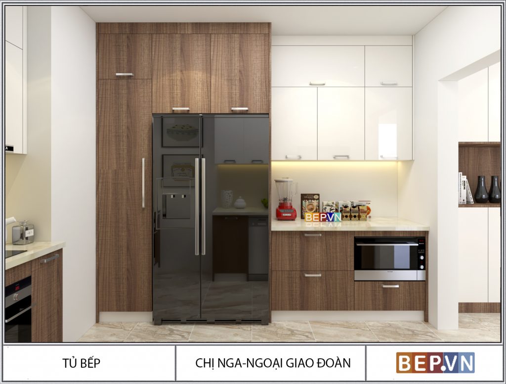 Thiết kế tủ bếp hiện đại khiến bạn muốn chi tiền