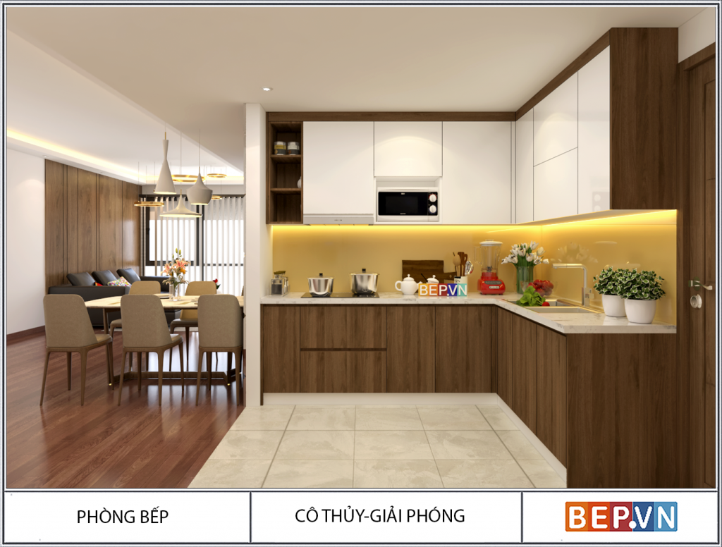 Thiết kế tủ bếp hiện đại khiến bạn muốn chi tiền