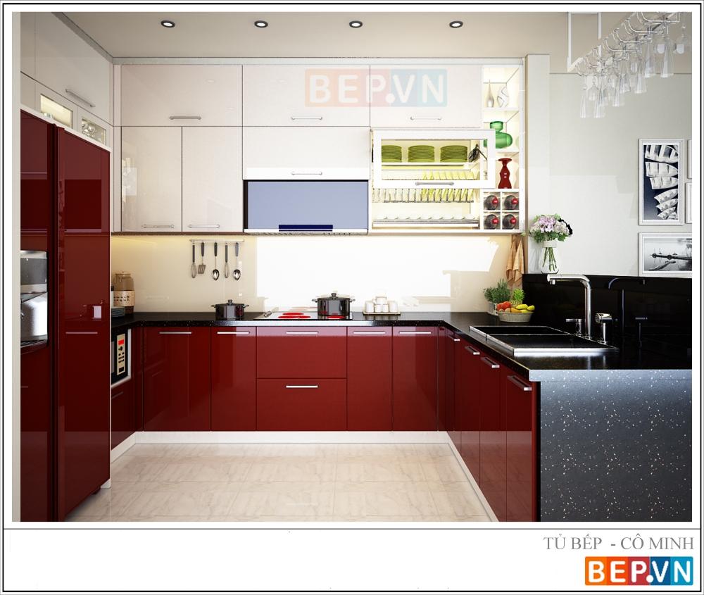 Tủ bếp Acrylic là gì Tại sao nên sử dụng tủ bếp Acrylic