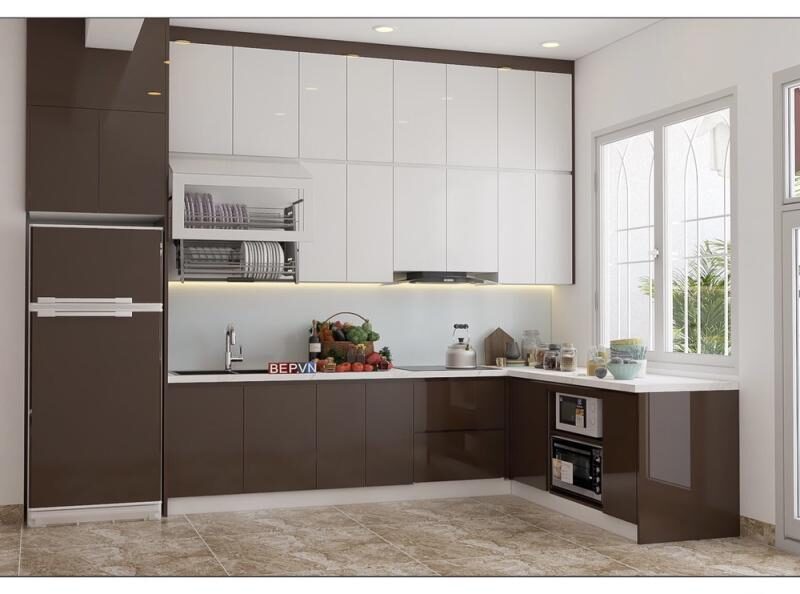 Tủ bếp chữ L chú Vĩnh - Lưu Hữu Phước