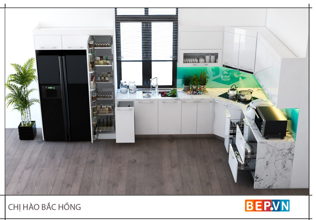 Có nhiều gam màu sắc để bạn lựa chọn cho thiết kế tủ bếp
