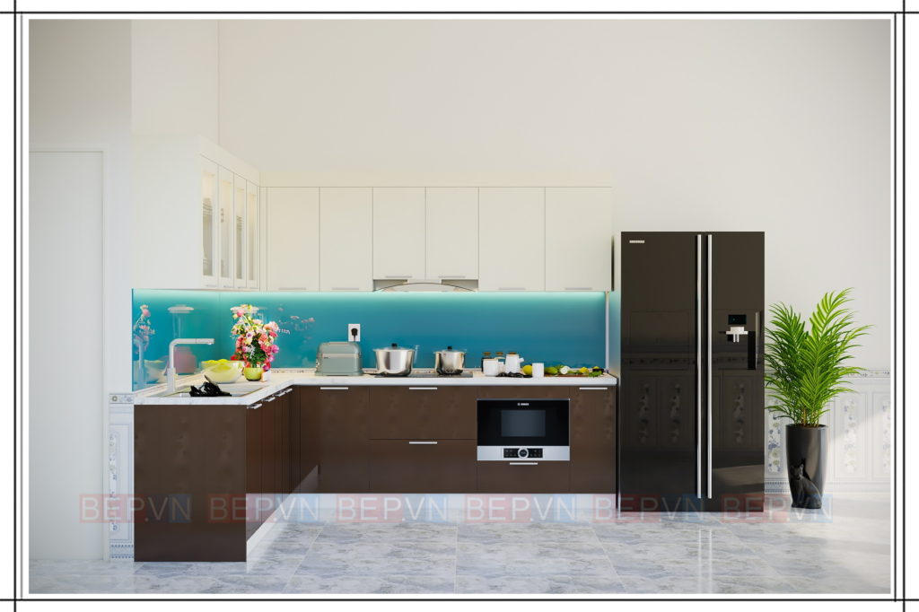 Điểm nhấn cho tủ bếp đẹp, hiện đại đến từ backplash