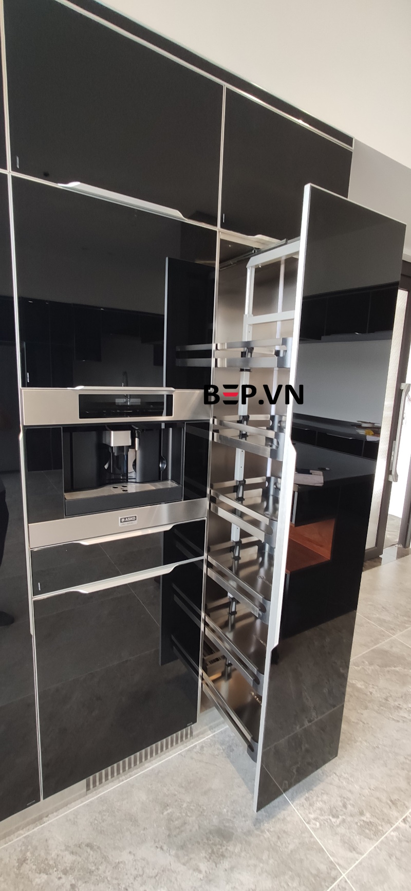 Phụ kiện tủ bếp - Tủ kho cánh kéo 6 tầng