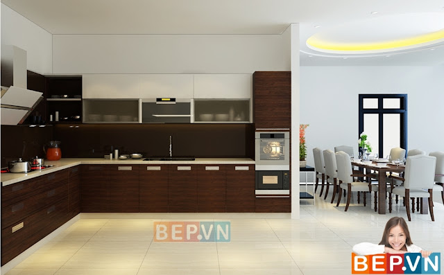 Tủ bếp Laminate nhà anh Thành Tủ bếp Laminate nhà anh Thành