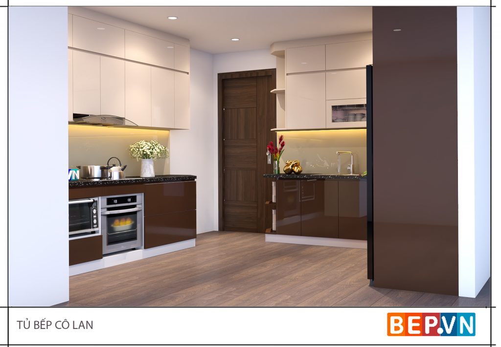tủ bếp thông minh xu hướng nhà bếp hiện đại 2019 với thiết kế tủ bếp kịch trần