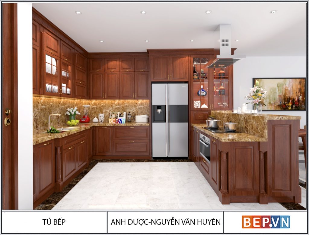 Ưu và nhược điểm của tủ bếp gỗ tự nhiên bạn đã biết?