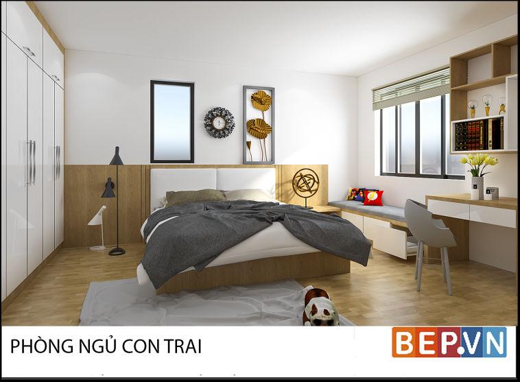 Thiết kế phòng ngủ chị Mai Thiết kế phòng ngủ chị Mai