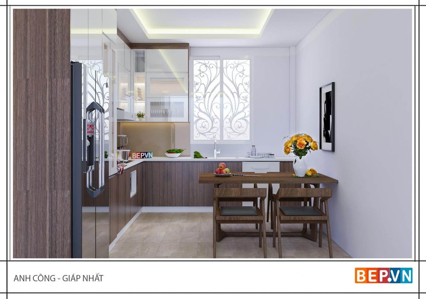 Ý tưởng thiết kế nhà bếp nhỏ đẹp mê hồn